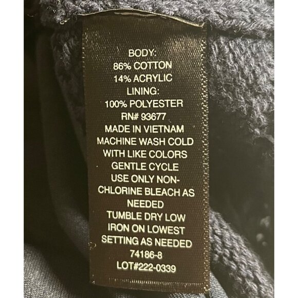 NWT-Worthington Womens Sleeveless Midi Sweater Dress Navy XS side slit slip - Picture 6 of 15